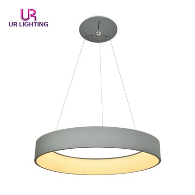 Free Sample Simple Living Room Modern Design Iron LED Chandelier Pendant Light